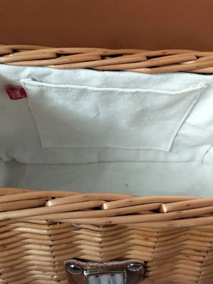 Sac rectangulaire en rotin