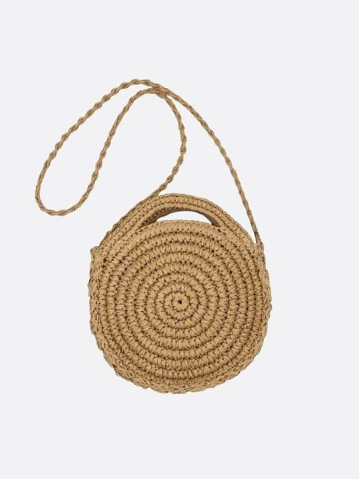 Sac bandoulière paille