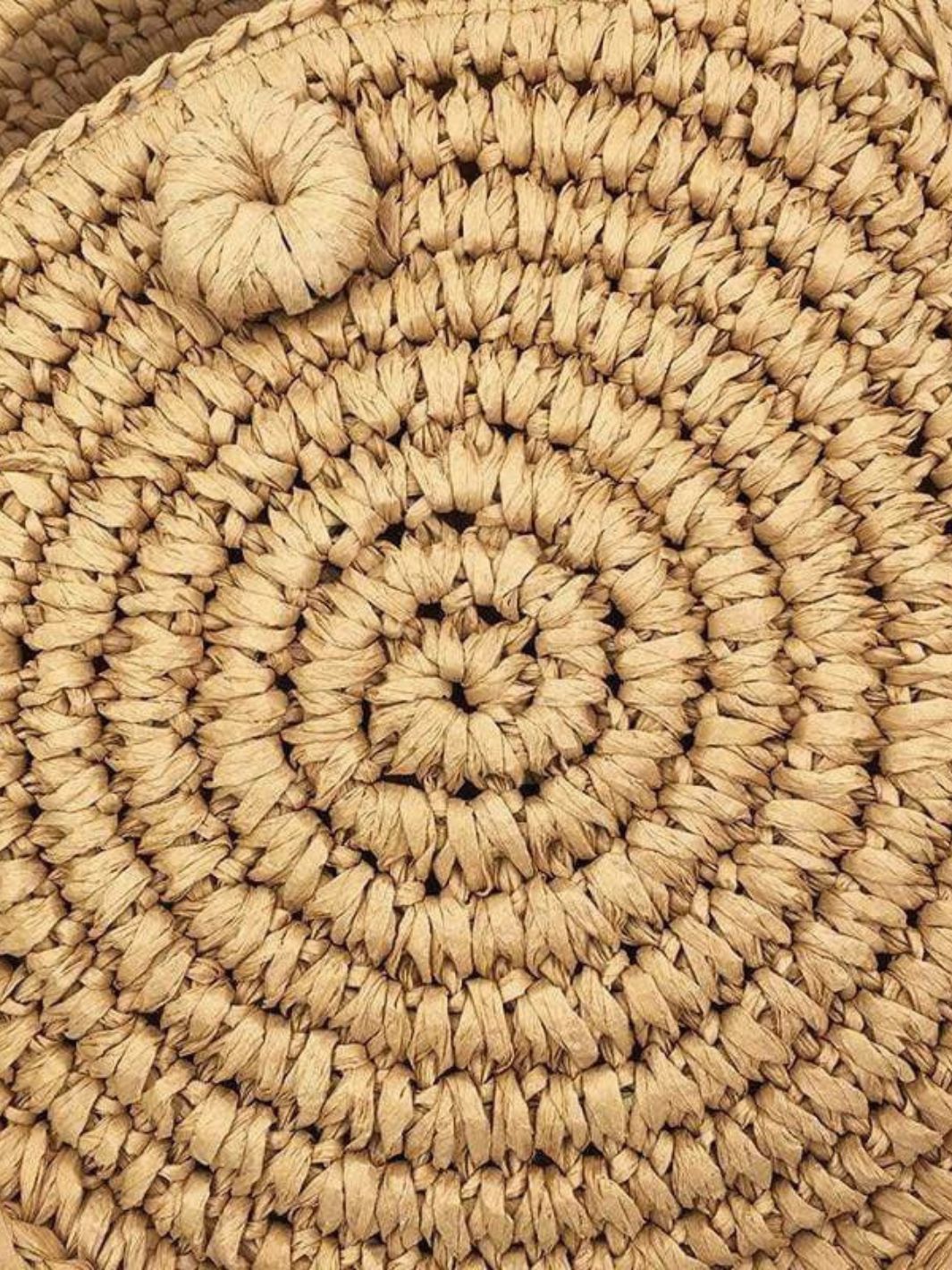 Sac bandoulière paille