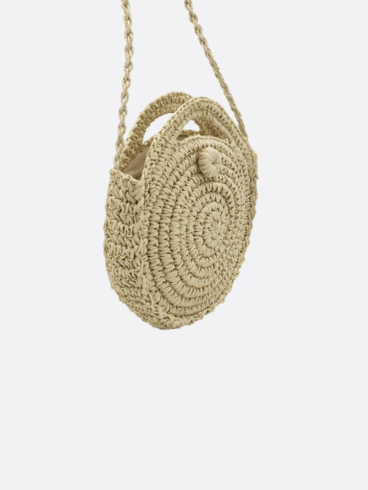 Sac bandoulière paille