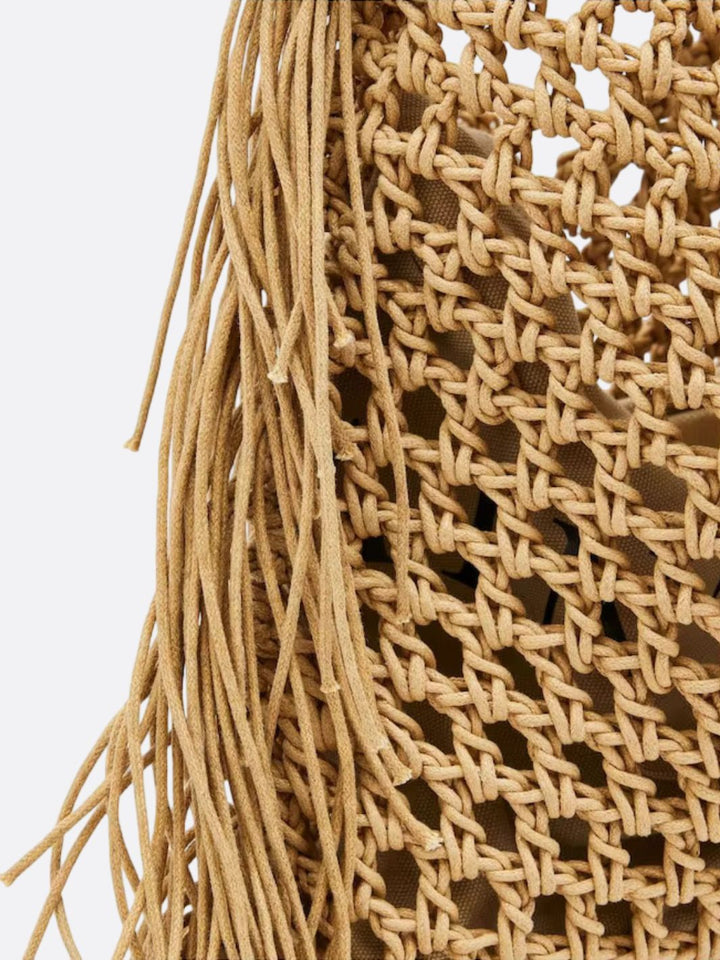 Sac bohème en paille