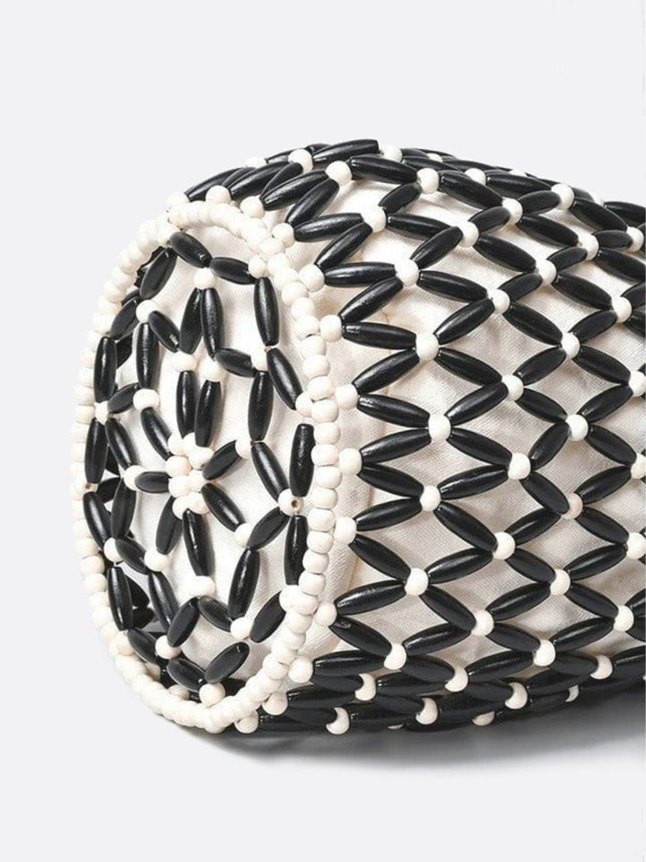 Sac en perles de bois