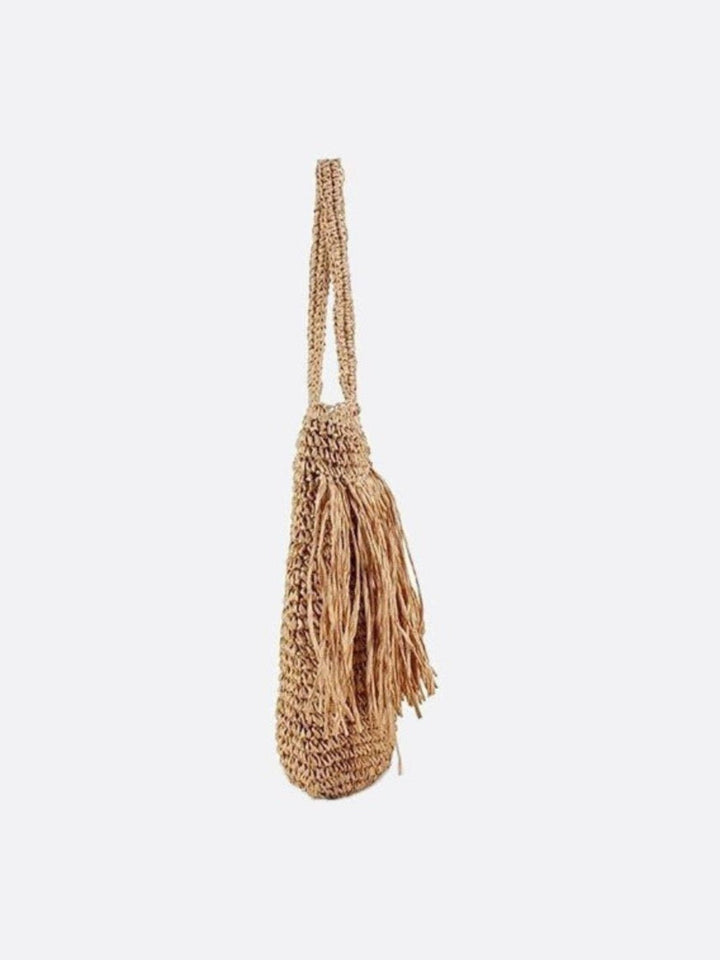 Sac franges raphia